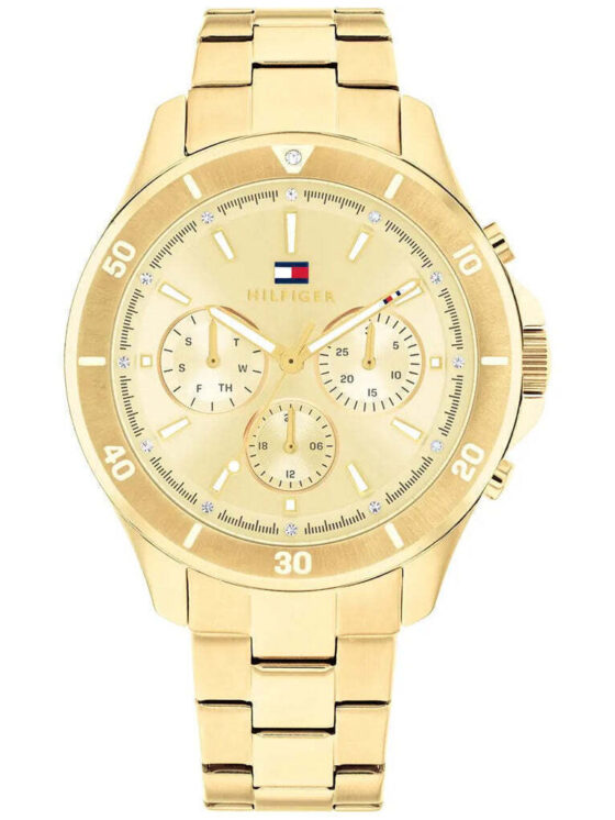 Tommy Hilfiger Ρολόι με Χρυσό Μεταλλικό Μπρασελέ 1782640