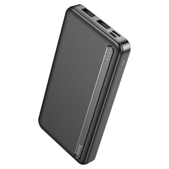 Hoco J91 Power Bank 10000mAh με 2 Θύρες USB-A και Θύρα USB-C Μαύρο - Image 3