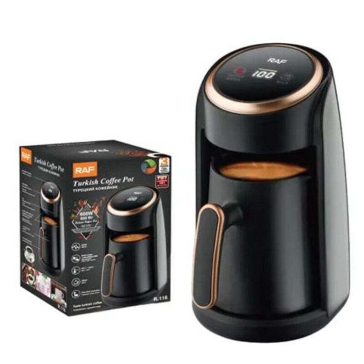Raf R-116 Μηχανή Ελληνικού 600W με Χωρητικότητα 300ml Μαύρη