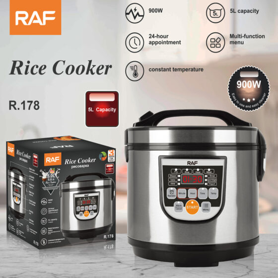 Raf Rice Cooker 900W με Χωρητικότητα 5lt R.178 - Image 3