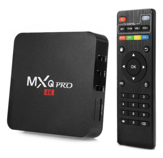 TV Box MXQ Pro 4K UHD με WiFi USB 2.0 16GB RAM και 256GB Αποθηκευτικό Χώρο με Λειτουργικό Android 11.1