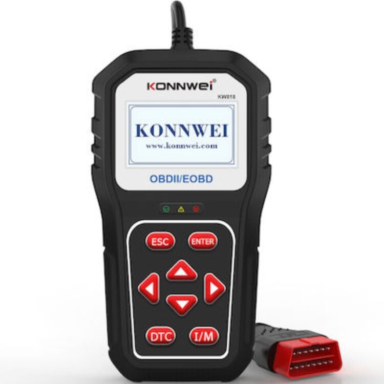 Konnwei KW818 Διαγνωστικό Αυτοκινήτου Ψηφιακό OBD 2 με Καλώδιο