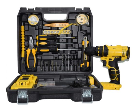 Andowl Κρουστικό Δραπανοκατσάβιδο Μπαταρίας 24V 2x5Ah Q-GJ011