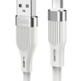 Hoco Regular USB 2.0 to micro USB Cable Λευκό 1.2m (U72)
