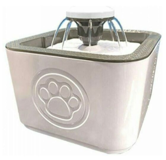 Pet Water Fountain Αυτόματη Ποτίστρα/Συντριβάνι Γάτας Γκρι 2.5lt