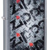 Zippo Αναπτήρας Λαδιού Αντιανεμικός σε Ασημί χρώμα Satin Chrome Logo 29838