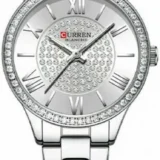 Curren 9084 Ρολόι με Μεταλλικό Μπρασελέ σε Ασημί χρώμα