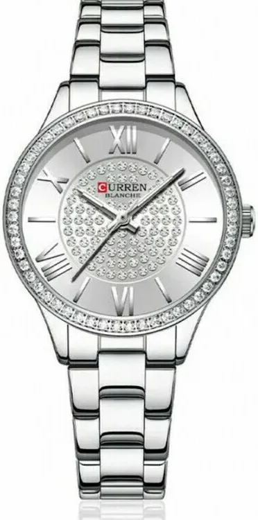 Curren 9084 Ρολόι με Μεταλλικό Μπρασελέ σε Ασημί χρώμα