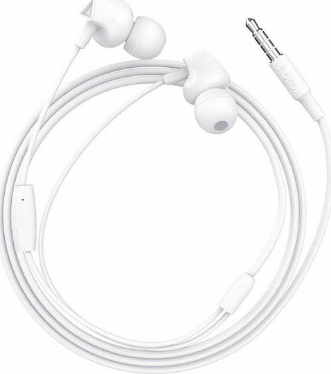 Hoco M60 In-ear Handsfree με Βύσμα 3.5mm Λευκό