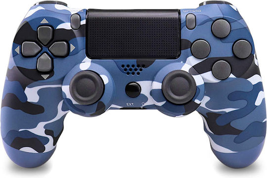 Doubleshock Ασύρματο Gamepad για PS4 Camouflage Blue 184204