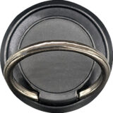 Technovo Αυτοκόλλητο Μαγνητικό Ring Holder Κινητού σε Μαύρο χρώμα