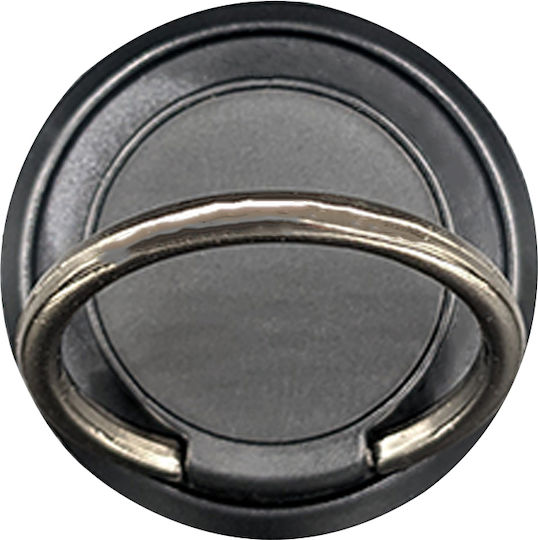 Technovo Αυτοκόλλητο Μαγνητικό Ring Holder Κινητού σε Μαύρο χρώμα