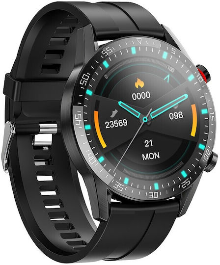 Hoco Y2 Pro Smartwatch με Παλμογράφο (Μαύρο)