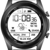 Z57 Aluminium Smartwatch με Παλμογράφο (Μαύρο)