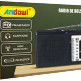 Andowl Q-SY121 Φορητό Ραδιόφωνο Μπαταρίας Μαύρο