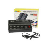 Andowl Βάση Φόρτισης με 12 Θύρες USB-A 60W σε Μαύρο χρώμα (Q-CD10P)