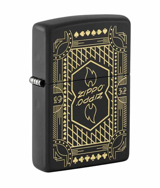 Zippo Αναπτήρας  Αντιανεμικός σε Μαύρο χρώμα 46483
