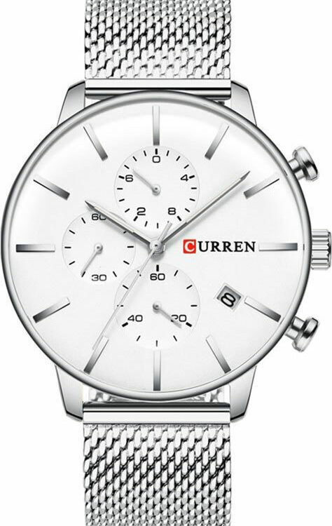 Curren 8339 White/Silver