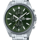 Casio Edifice Χρονογράφος Μπαταρίας με Ασημί Μεταλλικό Μπρασελέ EFV-610D-3CVUEF
