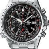 Casio Edifice  Χρονογράφος Μπαταρίας με Ασημί Μεταλλικό Μπρασελέ EF-527D-1AVEF
