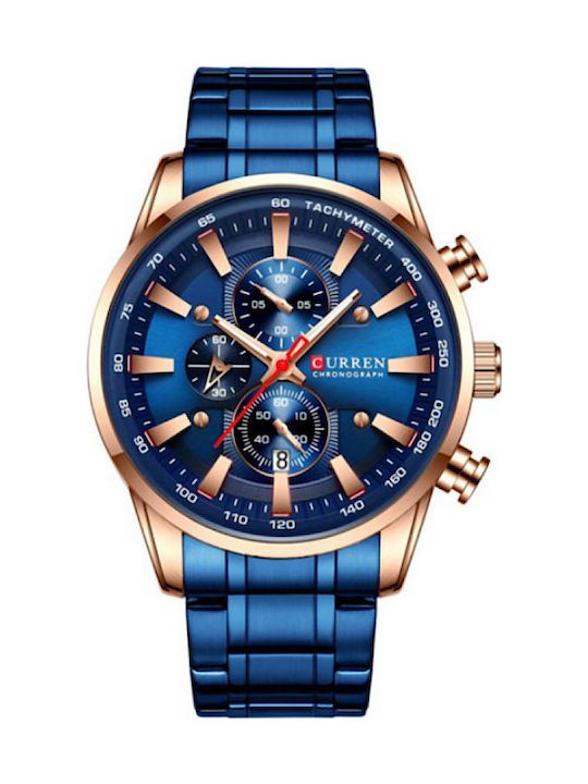 Curren 8351 Χρονογράφος Μπλε