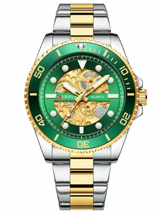 Curren 8412 Μεταλλικό Μπρασελέ Πράσινο