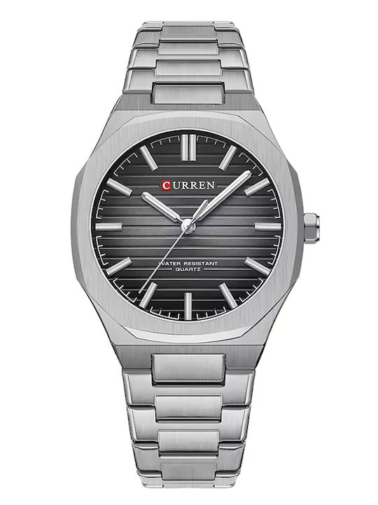 Curren 8456 με Μεταλλικό Μπρασελέ Μαύρο