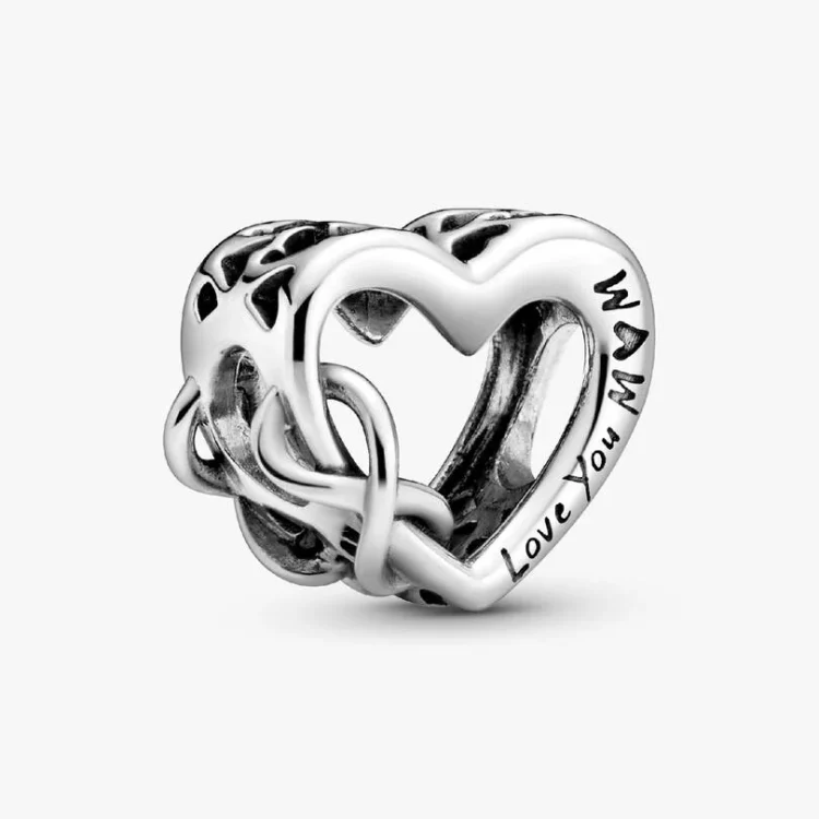 Pandora 798825C00 Σύμβολο Love You Mom Infinity Heart