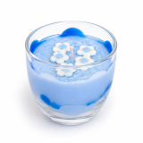 Sweet Flame – Χειροποίητο Αρωματικό Κερί Σόγιας “Soft Powder Blossom” σε Γυάλινο Ποτήρι