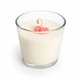 Sweet Flame – Χειροποίητο Αρωματικό Κερί Σόγιας “Sweet Tsoureki Pure” σε Γυάλινο Ποτήρι