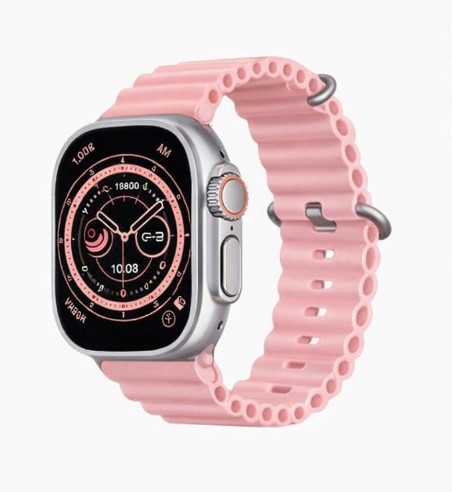 Z87 Ultra 2 Smartwatch 49mm με AMOLED Οθόνη & Bluetooth (Ροζ)