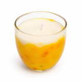 Sweet Flame – Χειροποίητο Αρωματικό Κερί Σόγιας “Sweet Tsoureki” σε Γυάλινο Ποτήρι