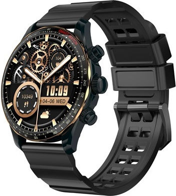 TKY-Y99 Smartwatch με AMOLED Οθόνη, Κλήσεις Bluetooth & Καρδιακούς Παλμούς (Μαύρο)