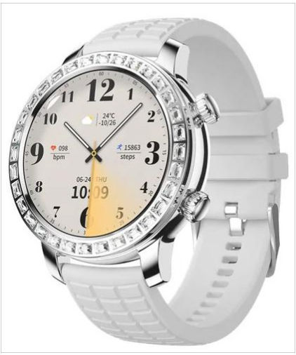 Z95 Mini Smartwatch με AMOLED Οθόνη & Bluetooth (Ασημί)