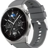 Andowl V5 Smartwatch με Bluetooth Κλήσεις & Οθόνη Αφής (Γκρι)