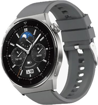 Andowl V5 Smartwatch με Bluetooth Κλήσεις & Οθόνη Αφής (Γκρι)